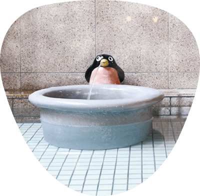 夏だ !プールだ! <br>大家族の湯で泳ごう!