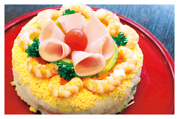 デコレーションケーキ寿司